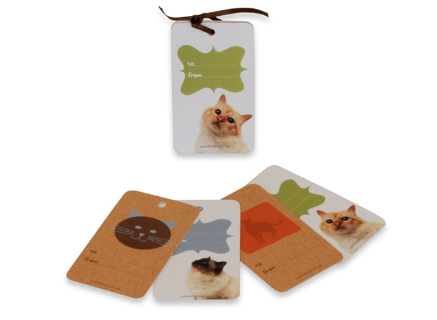 Paper Girl Design - Gift Tags for Cat Lovers